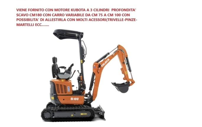 Mini escavatori Macchine edili