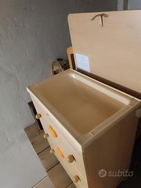 fasciatoio e lettino 