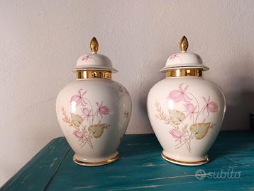 Coppia vasi porcellana