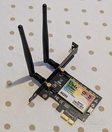 Scheda Wi-Fi 6 + Bluetooth 5.1 Ubit