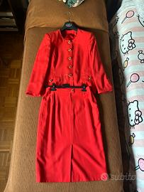 Completo chanel rosso Marina Rinaldi