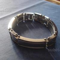 Bracciale acciaio uomo