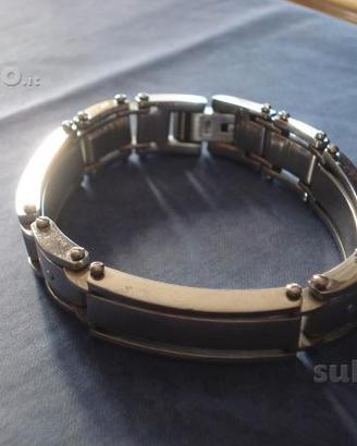 Bracciale acciaio uomo