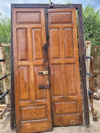 portone centenario in legno massello 