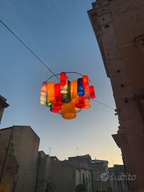 lampadario artistico da esterno 25 luci led