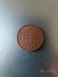 gettone kiddie rides x giostre anni 70/80