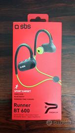 AURICOLARI BLUETOOTH SBS BT600 NUOVI