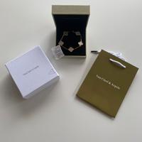 Bracciale Van Cleef bianco e oro