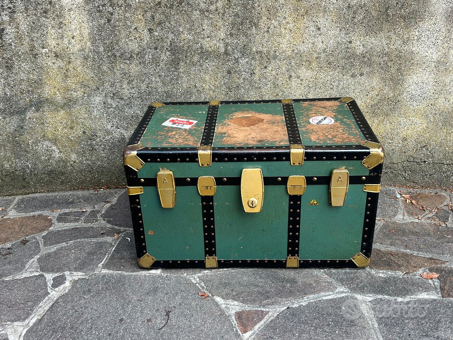 Baule verde Vintage