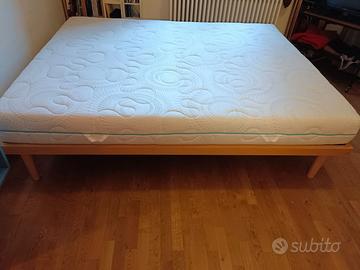 Letto matrimoniale Dorsal: rete e materasso