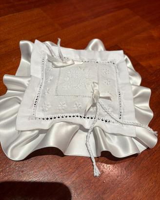 Cuscino portafedi - articoli sposa