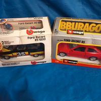 modelli burago lotto ford escort 