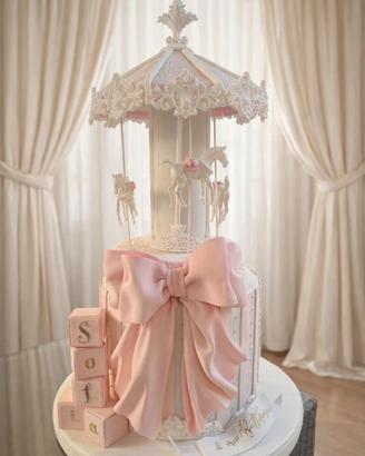 Torta scenografica carosello