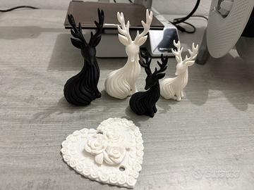Cervi e Cuore stampati in 3D