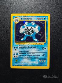 Poliwrath Holo Exc+  Set Base Carte Pokemon 