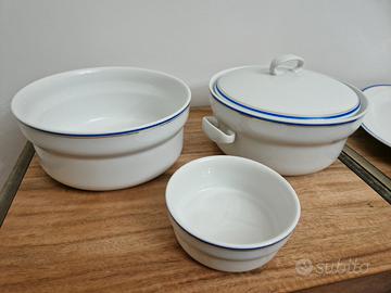 Servizio piatti caffè Ginori da 12 Coperti 