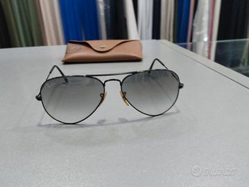 a1204  Ray ban rb3025 nero lenti fume' tg55 aviat