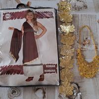 costume carnevale da bambina travestimento romana