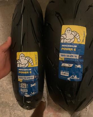 Gomme michelin power 6 nuove