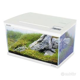 🐠 Acquario completo 50 litri - Bianco