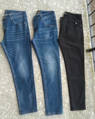 Jeans blu e nero uomo taglia M e L