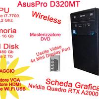 Gaming  i7-7700 16Gb SSD 480Gb+2Tb RTX A200 12 Gb