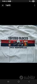 ULTRAS GENOA CFC T-SHIRT VECCHIO BLOCCO RARA M NEW