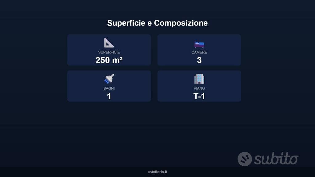 Immobile in asta di 250 m² a Fiuminata - Vista 2