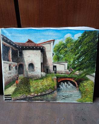 Quadro paesaggistico 24x30