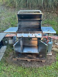 BBQ a gas- vaporiera da cucina- cottura sottovuoto