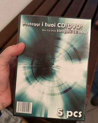 Stock Custodie CD / DVD Nere 14mm-Nuove Imballate