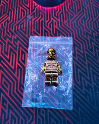 Lego Star Wars Chrome Gold Clone Trooper