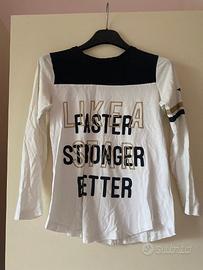 MAGLIETTA MANICHE LUNGHE BAMBINA 10 ANNI MARCA MEC