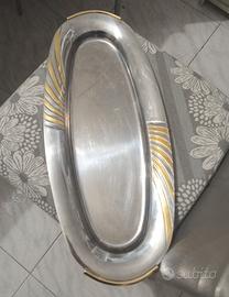 vassoio in acciaio inox come nuovo
