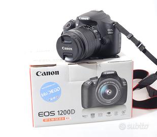 FOTOCAMERA DIGITALE REFLEX CANON 1200D+18-55 IS II
