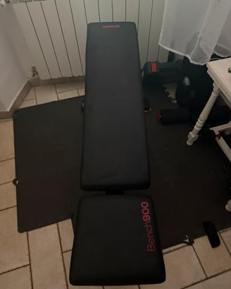 Panca bench900 + manibri,dischi e bilanciere