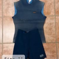 gilet e pantaloncini Neoprene