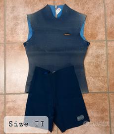 gilet e pantaloncini Neoprene