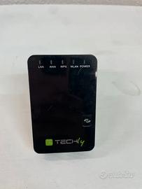 Techly Ripetitore Router Wireless da Muro Repeater