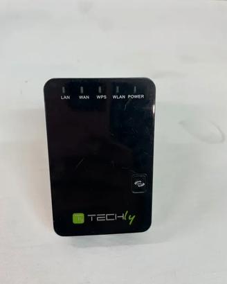 Techly Ripetitore Router Wireless da Muro Repeater