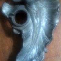 Scultura sirena nuda ghisa-antimonio-bronzo? leggi