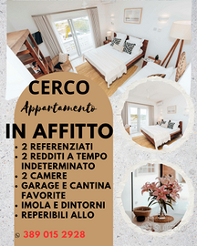 2 referenziati con redditi indeterminato per affit