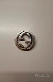 Fibbia Gucci Oro-Argento 