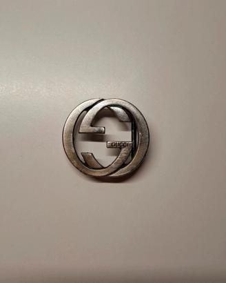 Fibbia Gucci Oro-Argento 