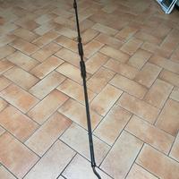 Asta per tende in ferro battuto