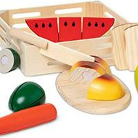 Cibo Giocattolo da Tagliare in Legno 29 PZ