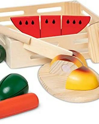 Cibo Giocattolo da Tagliare in Legno 29 PZ