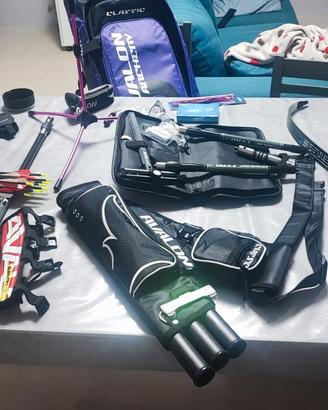 Set completo Arco Olimpico+ zaino e accessori 