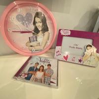 Set Violetta Orologio, CD, Portafoto
