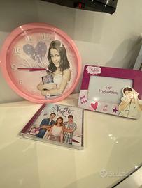 Set Violetta Orologio, CD, Portafoto
